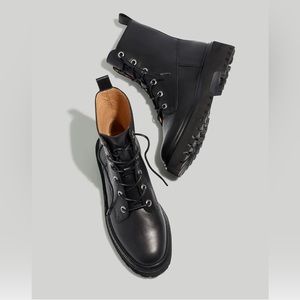 Madewell Rayna lace up boots size 9.5, gently used